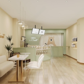 北欧甜品店3D模型下载